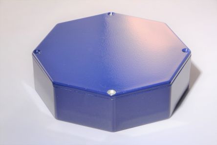 Hammond 1590 Series Die Cast Aluminium Enclosure, IP54, 133 x 133 x 36mm [1590STPCCB]; 233-3287