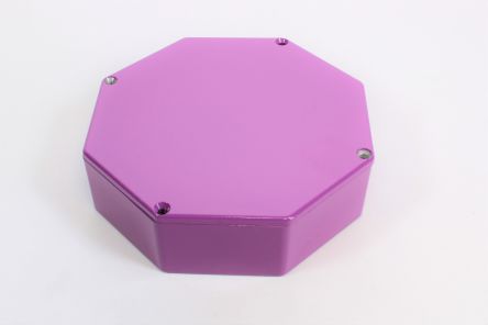 Hammond 1590 Series Die Cast Aluminium Enclosure, IP54, 133 x 133 x 36mm [1590STPCPR]; 233-3290