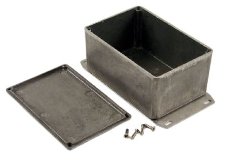 Hammond 1590 Series Die Cast Aluminium Enclosure, IP54, Flanged, 120 x 80 x 59mm [1590TF]; 233-3291