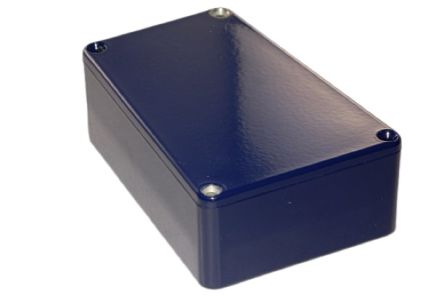Hammond 1590 Series Die Cast Aluminium Enclosure, IP54, 113 x 113 x 36mm [1590TRPBCB]; 233-3293