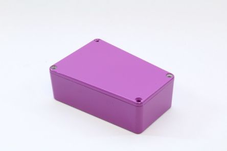 Hammond 1590 Series Die Cast Aluminium Enclosure, IP54, 113 x 113 x 36mm [1590TRPBPR]; 233-3296