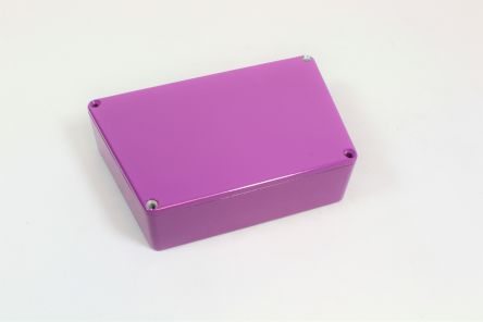 Hammond 1590 Series Die Cast Aluminium Enclosure, IP54, 95 x 95 x 36mm [1590TRPCPR]; 233-3299