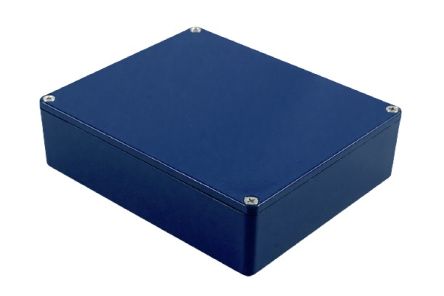 Hammond 1590 Series Die Cast Aluminium Enclosure, IP54, 145 x 121 x 39mm [1590XXCB]; 233-3308