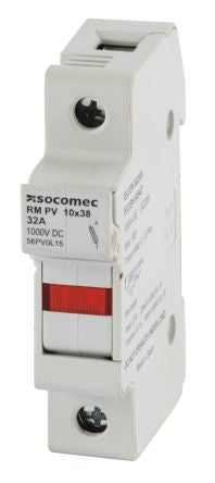 Socomec Fuse Switch Disconnector, 1 Pole, 32A Max Current [57PV0L01]; 233-3338