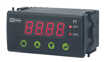 RS PRO 7-Segment Display Process Indicator, 92mm x 45mm [0]; 233-3537