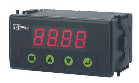 RS PRO 7-Segment Display Process Indicator for RTD & Thermocouple Inputs, 92mm x 45mm [0]; 233-3538