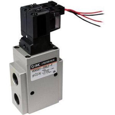 SMC Pneumatic Solenoid Valve - Solenoid Rcp 1/8 VEX3 Series [VEX3220]; 233-7338
