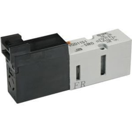 SMC Pneumatic Solenoid Valve - Solenoid Metric M5 VQD1000 Series [VQD1121-6LO-M5-Q]; 233-7443