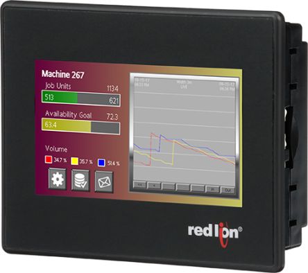 Red Lion CR3000 Series TFT Touch Screen HMI - 4.3 in, TFT Display [CR30000400000310]; 233-7972