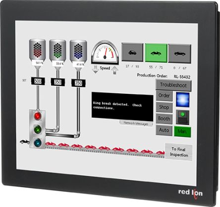 Red Lion CR3000 Series TFT Touch Screen HMI - 15 in, TFT Display [CR30001500000420]; 233-7975