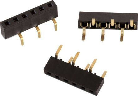 Wurth Elektronik WR-PHD Series Bottom Entry PCB Socket, 5-Contact, 1-Row, 2.54mm Pitch [61300515721]; 233-9363