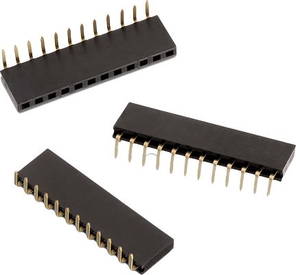 Wurth Elektronik WR-PHD Series Angled PCB Socket, 18-Contact, 1-Row, 2.54mm Pitch [613018143121]; 233-9416