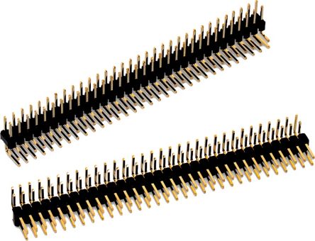 Wurth Elektronik WR-PHD Series Angled Through Hole PCB Header, 18 Contact(s), 2.54 mm Pitch, 2 Row(s) [61301821021]; 233-9418