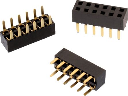 Wurth Elektronik WR-PHD Series Bottom Entry PCB Socket, 20-Contact, 2-Row, 2.54mm Pitch [61302025721]; 233-9432