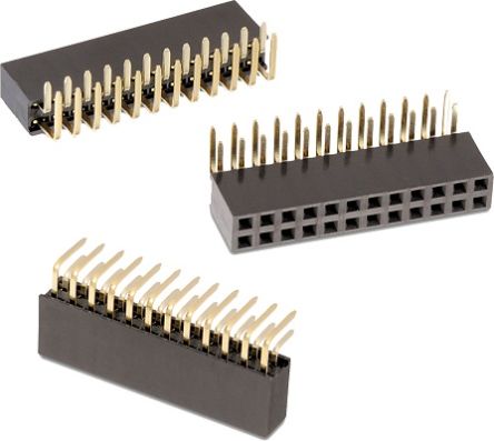 Wurth Elektronik WR-PHD Series Angled PCB Socket, 22-Contact, 2-Row, 2.54mm Pitch [613022243121]; 233-9440