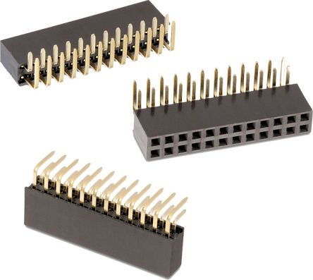 Wurth Elektronik WR-PHD Series Angled PCB Socket, 34-Contact, 2-Row, 2.54mm Pitch [613034243121]; 233-9477