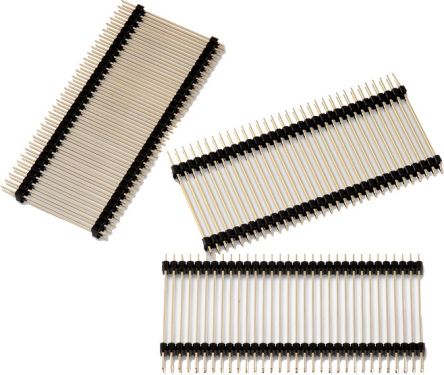 Wurth Elektronik WR-PHD Series Straight PCB Header, 64 Contact(s), 2.54 mm Pitch, 2 Row(s) [61306421321]; 233-9496
