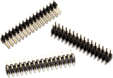 Wurth Elektronik WR-PHD Series Straight Surface PCB Header, 20 Contact(s), 2 mm Pitch, 2 Row(s), Unshrouded [62102021921]; 233-9652