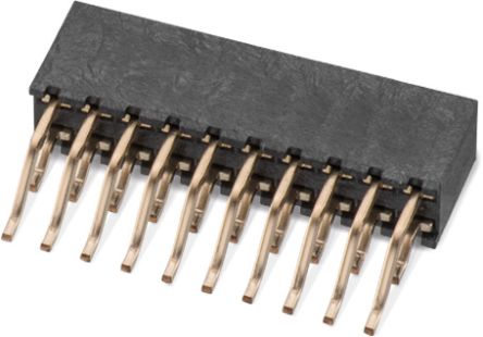 Wurth Elektronik WR-PHD Series Angled PCB Socket, 12-Contact, 2-Row, 2mm Pitch [621112284621]; 233-9694