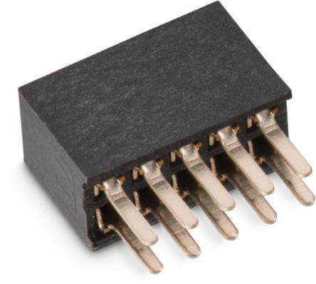 Wurth Elektronik WR-PHD Series Straight PCB Socket, 10-Contact, 2-Row, 1.27mm Pitch [62201021821]; 233-9728