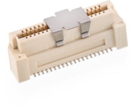Wurth Elektronik WR-BTB Series Vertical PCB Socket, 40-Contact, 1-Row, 0.8mm Pitch [658807713040]; 233-9780