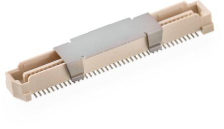 Wurth Elektronik WR-BTB Series Vertical Surface PCB Header, 80 Contact(s), 0.8 mm Pitch, 1 Row(s), Shrouded [658854613080]; 233-9787