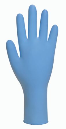 Polyco Healthline Blue Powder-Free Nitrile Disposable Gloves, Size XL, 100 per Pack [GL8915]; 234-0800