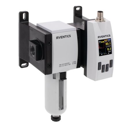 EMERSON ? AVENTICS AF2 Series Air Flow Monitor Flow Sensor for Air, Gas, 22 l/min Min, 6490 L/min Max [R412026839]; 234-1109