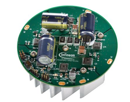 Infineon REF-ENGCOOLFAN1KW 3 Phase Motor Drive for IAUA250N04S6N007, TLE9879QXW40 [REFENGCOOLFAN1KWTOBO1]; 234-1605