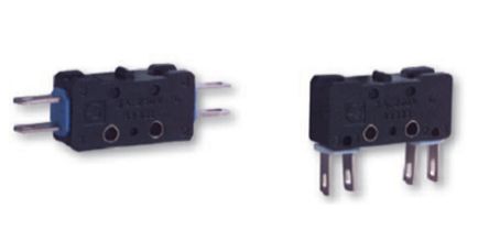 Crouzet Plunger Microswitch, Solder/Quick Connect Terminal, 6 A, SPDT, IP40 [83133035]; 234-2063