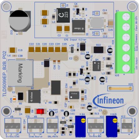 Infineon TLD5099EP-B2B EVALKIT Boost Controller for TLD5099EP [TLD5099EPB2BEVALKITTOBO1]; 234-3003