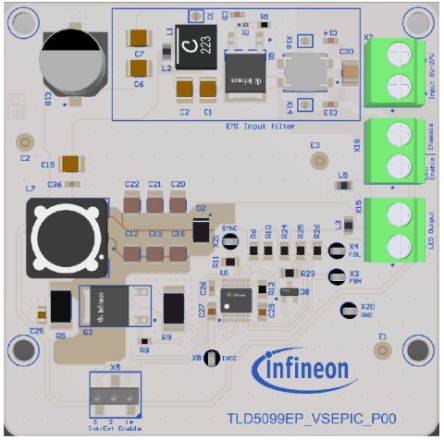 Infineon TLD5099EP-VSEPIC EVAL Boost Controller for TLD5099EP [TLD5099EPVSEPICEVALTOBO1]; 234-3008