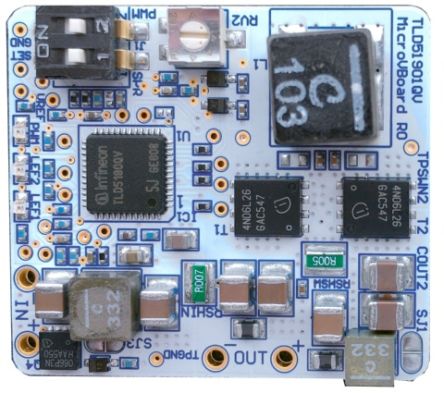 Infineon TLD5190 VOLT DEMO Buck-Boost Controller for H-Bridge TLD5542-1 Controller, LITIX Power Flex TLD5190 for [TLD5190VOLTDEMOTOBO1]; 234-3010