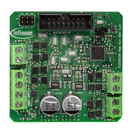 Infineon TLE92108-23QX APPKIT MOSFET Driver for MOTIX™ Multi MOSFET Driver Ics for DC Motors [TLE9210823QXAPPKITTOBO1]; 234-3021