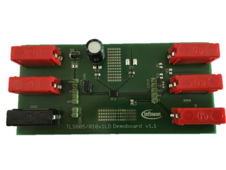 Infineon TLS810D1LDV33 BOARD LDO Voltage Regulator for TLS805/TLS810 Linear Voltage Regulator for Low Quiescent Current [TLS810D1LDV33BOARDTOBO1]; 234-3041