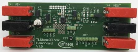 Infineon TLS820B2ELVSE BOARD LDO Voltage Regulator for TLS835 Linear Voltage Regulator for Low Quiescent Current LDO [TLS820B2ELVSEBOARDTOBO1]; 234-3042