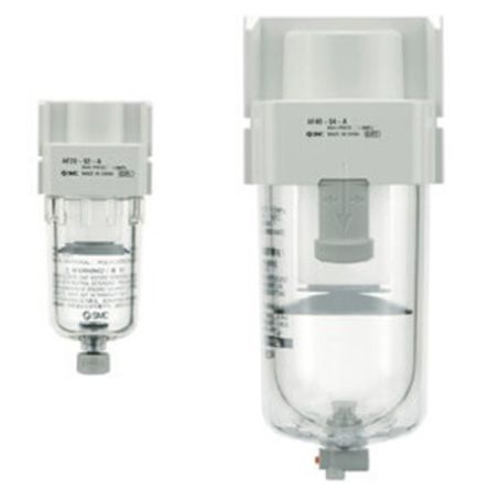 SMC AF60 series 5μm G 1 Pneumatic Filter with Automatic drain [AF60-F10-A]; 234-4128