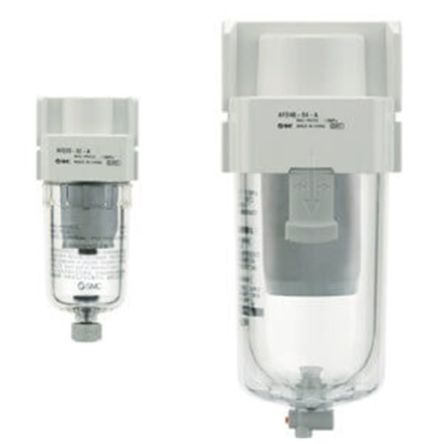 SMC 120 l/sec. G 1/4 Mist Separator, 0.01μm filtration [AFD20-F02C-C-A]; 234-4129