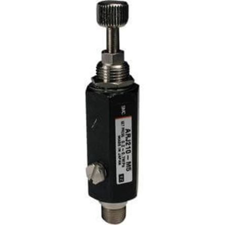 SMC M5 Pneumatic Regulator - 2bar to 7bar, 8bar max. input [ARJ210-M5G]; 234-4204