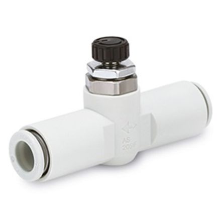 SMC AS100 Series Threaded Speed Controller, M5 Inlet Port x 6mm Tube Outlet Port [AS1001FM-06]; 234-4229
