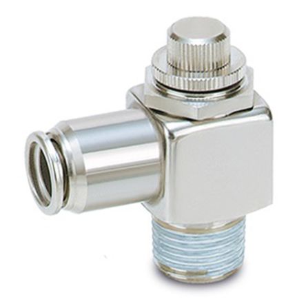 SMC AS220 Series Threaded Speed Controller, M5 Inlet Port x 6mm Tube Outlet Port [ASG220F-M5-06]; 234-4247