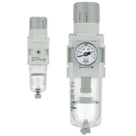 SMC AW Air Filter Regulator, 5μm, G 1/2, 10bar [AW40-F04-2-A]; 234-4264