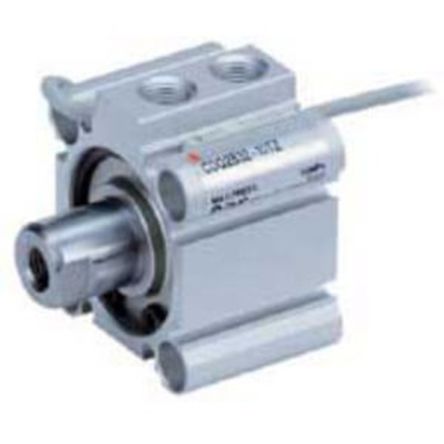 SMC Pneumatic Cylinder - 20mm Bore, 5mm Stroke, CQ2 Series, Single Acting [CQ2B20-5S]; 234-4454