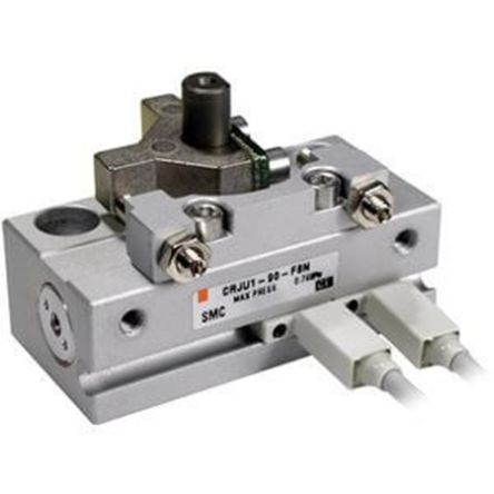 SMC CRJ Series Pneumatic Rotary Actuator, 180° Rotary Angle, 5mm Bore [CRJB05-180]; 234-4513