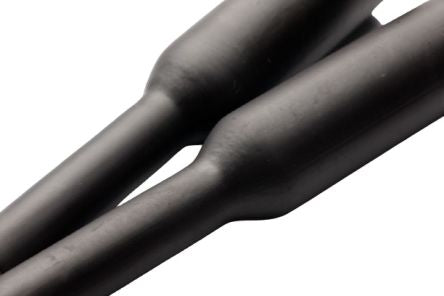 RS PRO Heat Shrink Tube, Black 9.5mm Sleeve Dia. x 1.22m Length 2:1 Ratio [0]; 234-5916