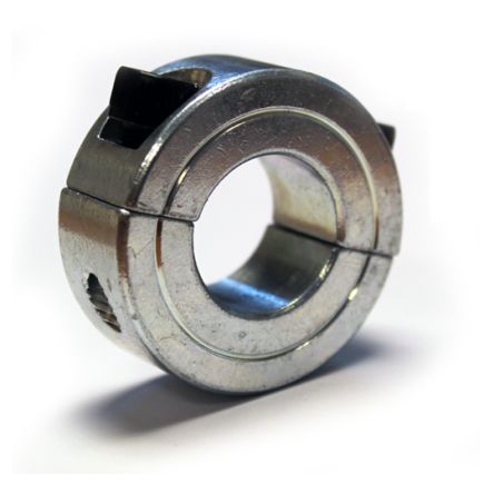RS PRO Shaft Collar, Two Piece, Clamp Screw, Bore 25mm, OD 45mm, W 15mm, Steel [0]; 234-6964