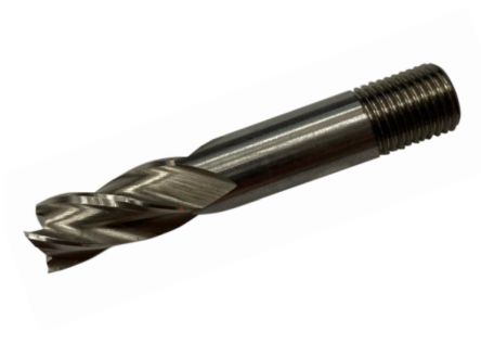 RS PRO End Mill, 12mm Cutter, High Speed Steel, 24mm Cut Length [0]; 234-8279
