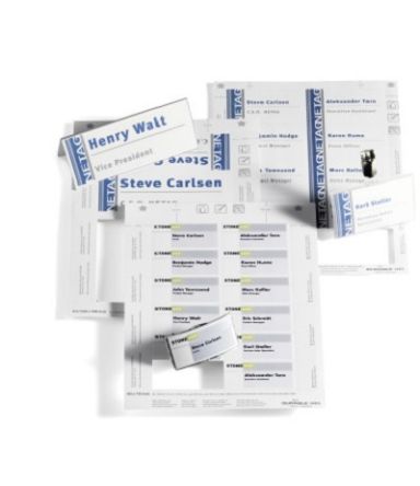 Durable White Adhesive Address Blank Adhesive Label, Pack of 160 [145602]; 234-8479