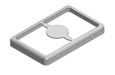 Masach Tech Tin Plated Steel Shielding Cage Seamless Frame, 30.2 x 18.9 x 3mm [MS302-10F]; 234-8610