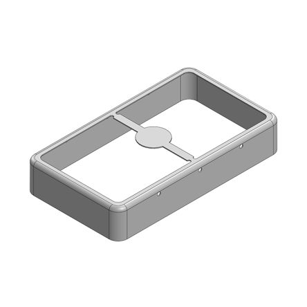 Masach Tech Tin Plated Steel Shielding Cage Seamless Frame, 63.8 x 36.3 x 11mm [MS638-10F]; 234-8661